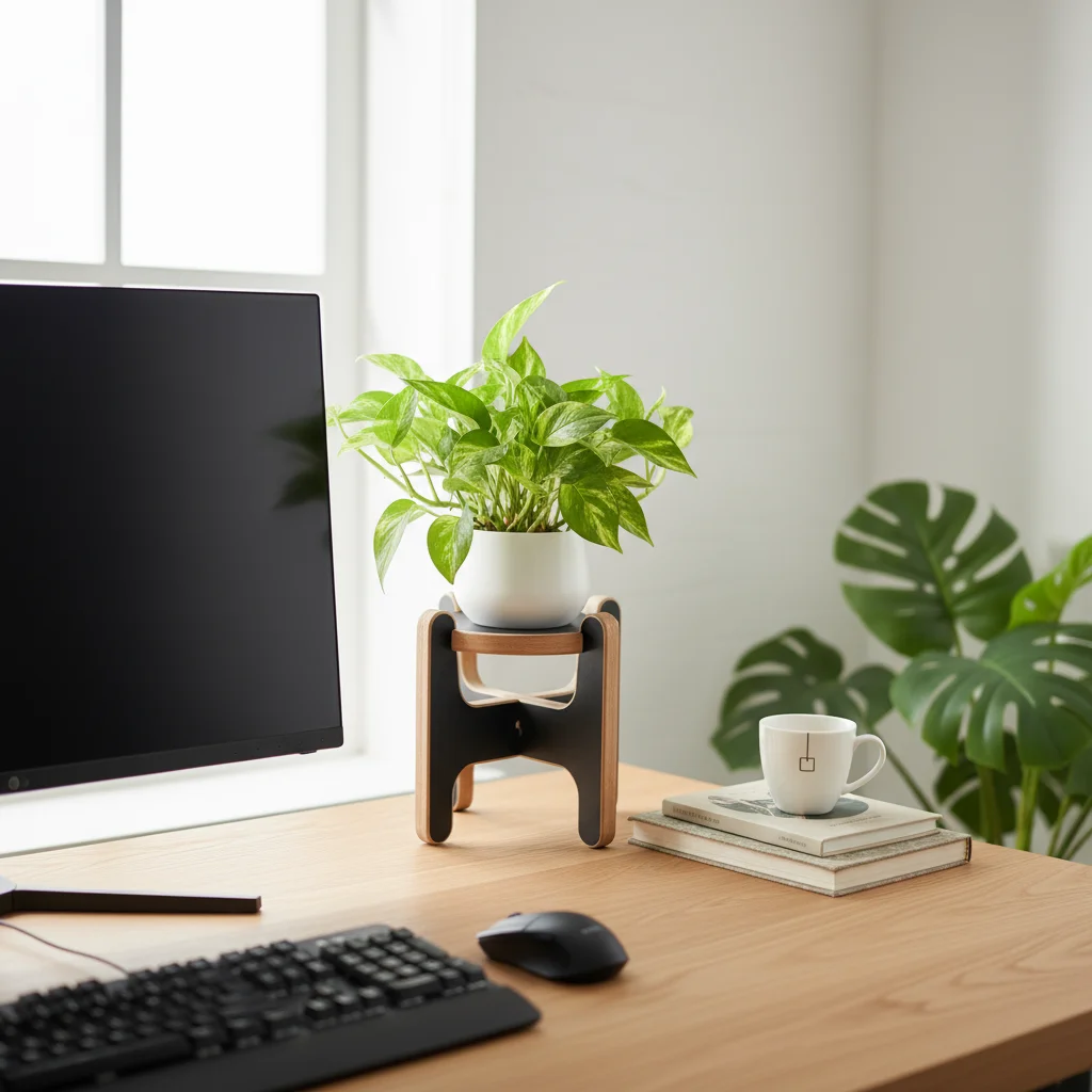 Wooden Stand – Plant, Lamp, and Vase Holder - Image 4