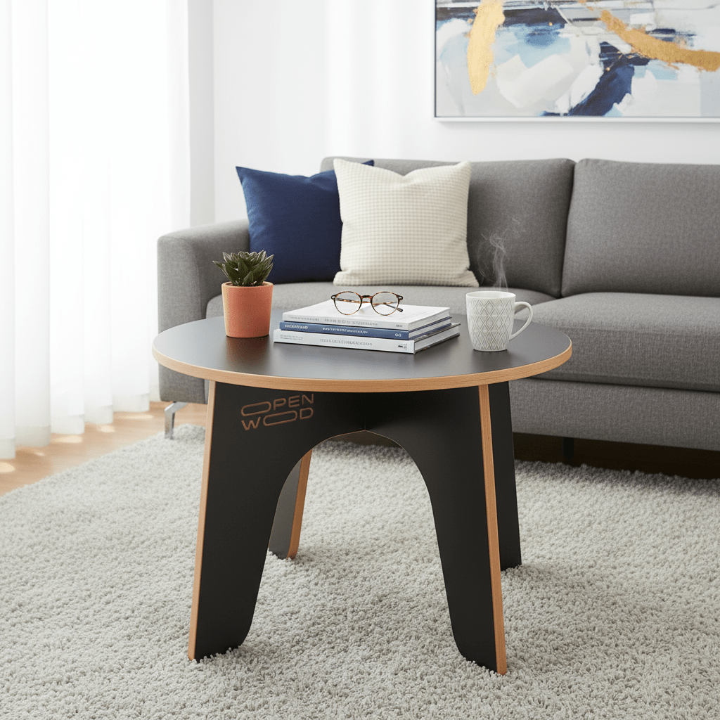 Round Coffee Table - Image 3