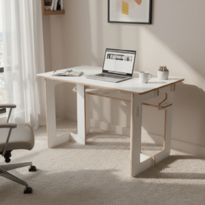 Flat Pack Desk With Storage & Cable Management