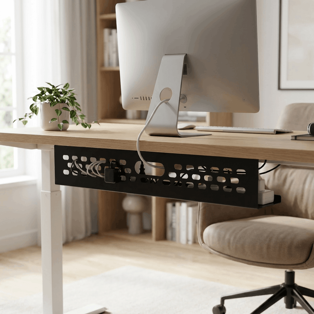 Under Desk Cable Management Tray - Image 4